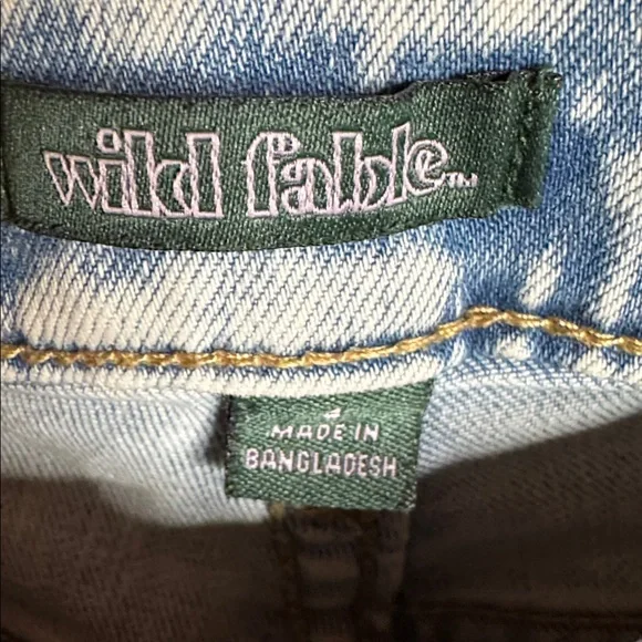 Wild Fable Light Blue High Rise Flare Jeans Size 4 - Picture 5 of 11